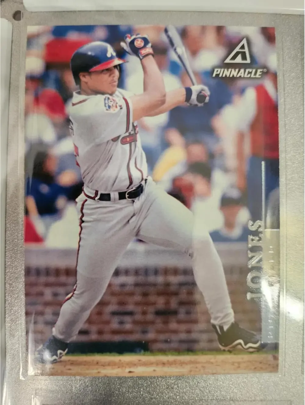 Andruw Jones - HOF 2026 - 1998 Pinnacle #37. BRAVES - RAW Mint
